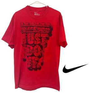 Nike Red Just Do It T-Shirt